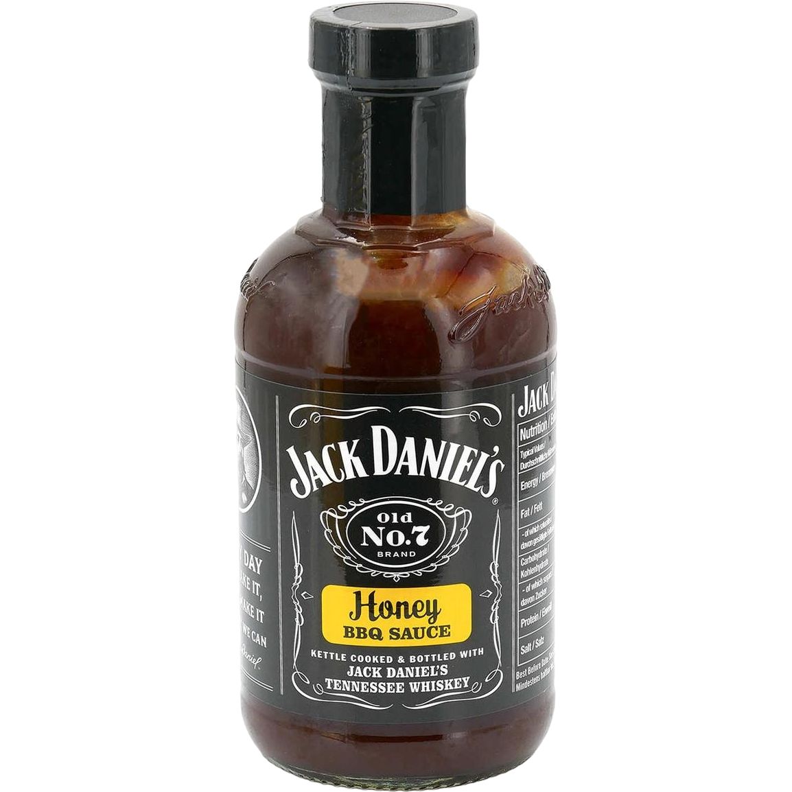 Coyc Jack Daniel's Old No 7 Honey BBQ Sauce для барбекю с добавлением меда 280 г - фото 1