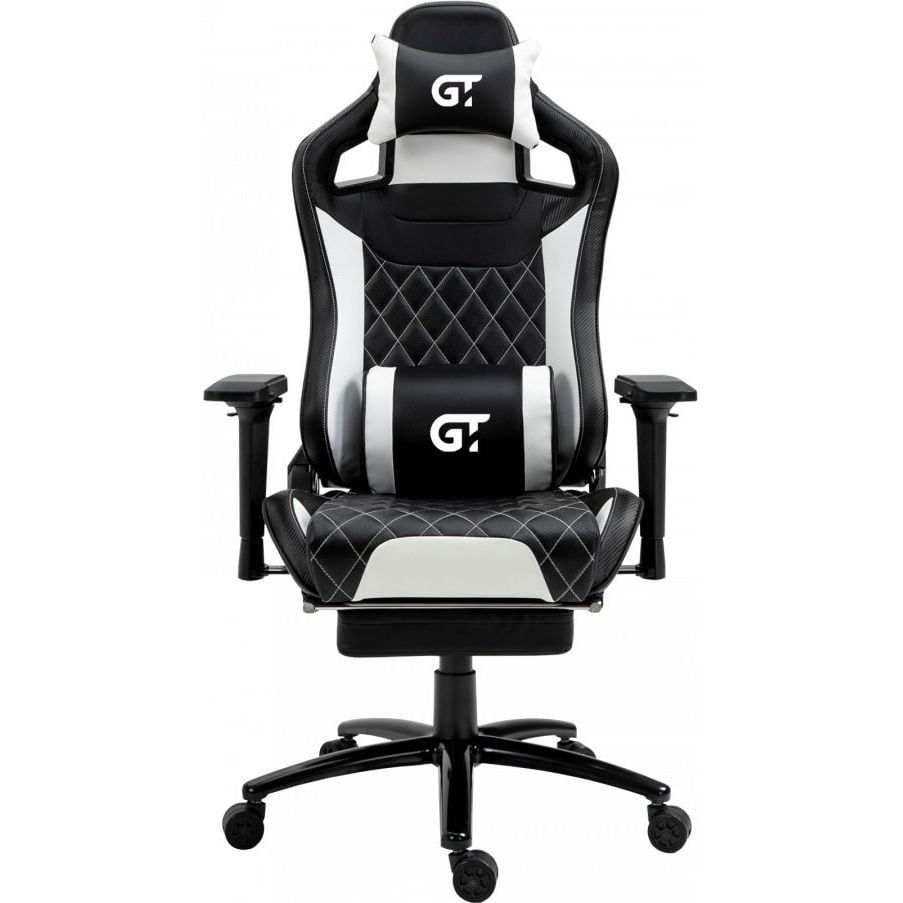Геймерское кресло GT Racer черное (X-5114 Black) - фото 1