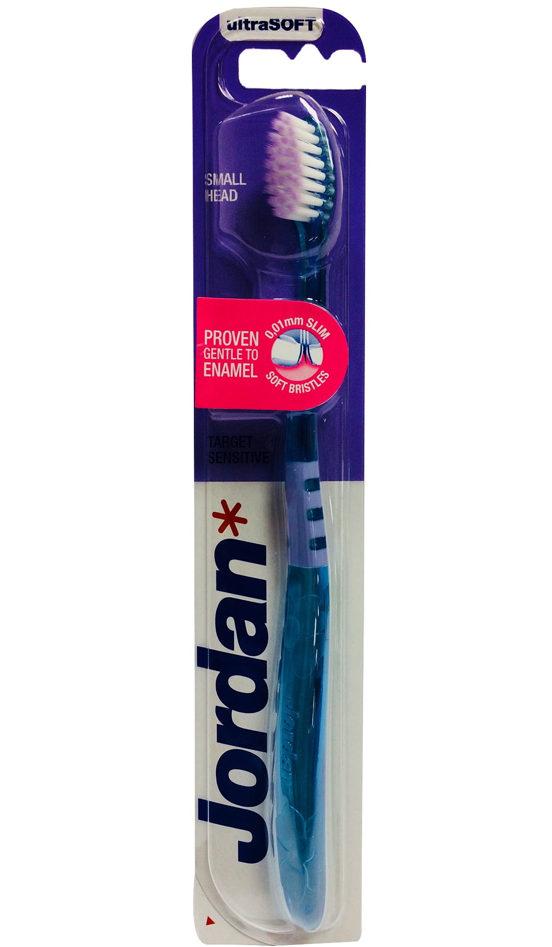 Зубна щітка Jordan Target Sensitive для чутливих зубів та ясен, синій - фото 1