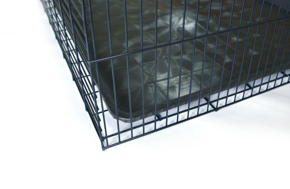 Клетка для транспортировки кошек и собак Лори Кот Пес, 80х71х32 см, с пластиковым поддоном (К127) - фото 2