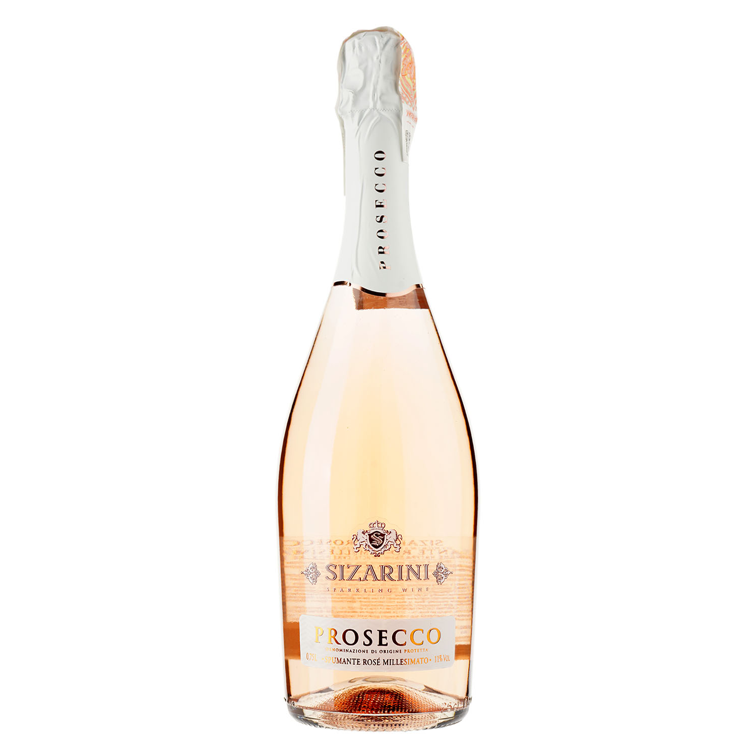 Вино ігристе Sizarini Prosecco Rose DOC Millesimato Extra, 11%, 0,75 л (478695) - фото 1