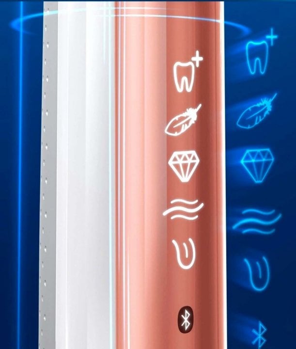 Електрична зубна щітка Oral-B Special Edition Genius X Rose Gold, рожевий - фото 3