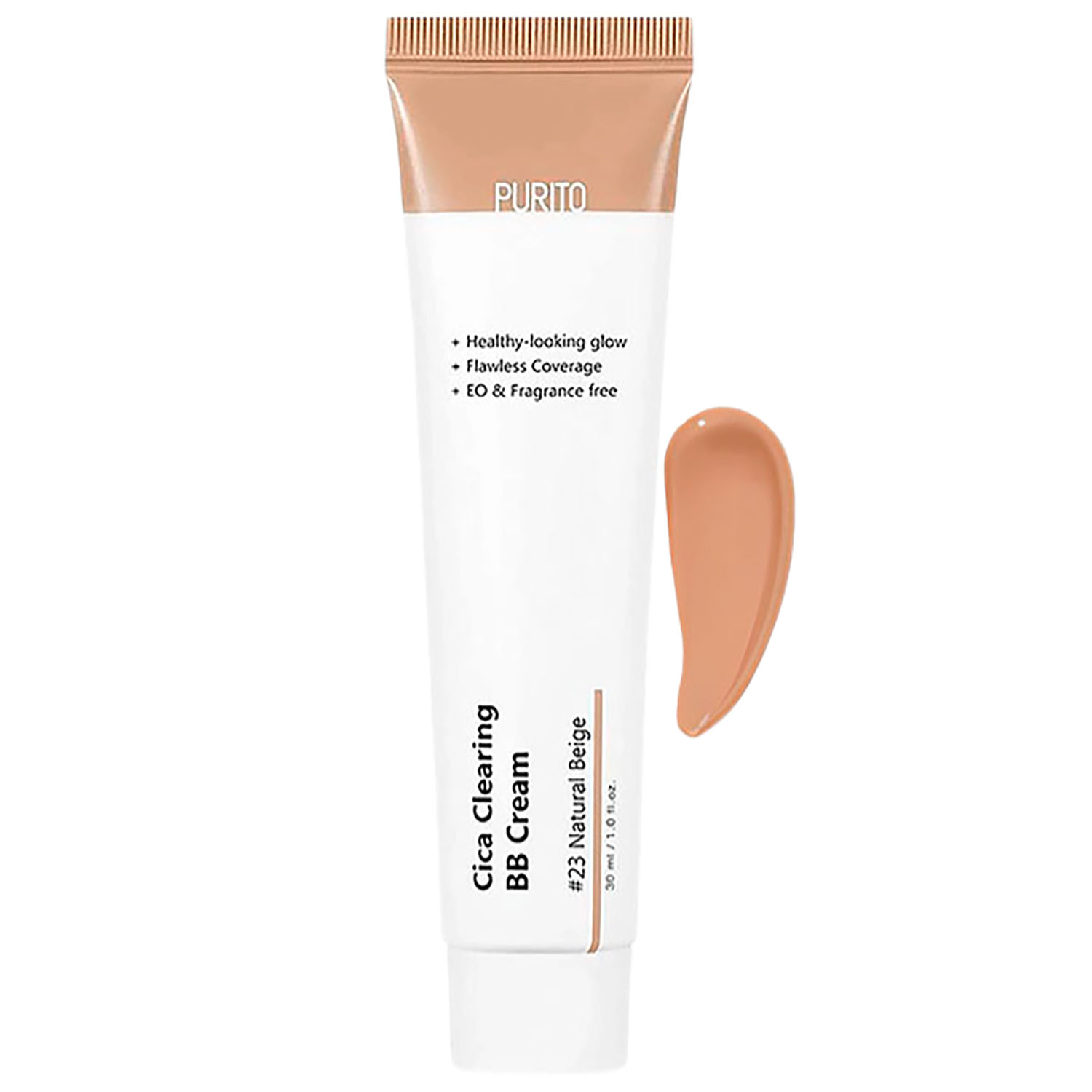 BB крем Purito Cica Clearing BB Cream №23 Natural Beige с экстрактом центеллы 30 мл - фото 1