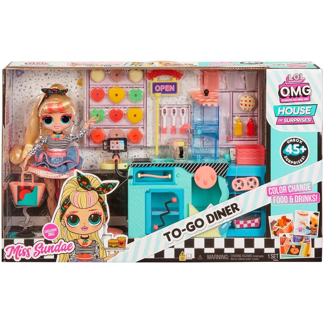 Игровой набор с куклой L.O.L. Surprise O.M.G. Ужин-сюрприз, с аксессуарами (119449) - фото 7
