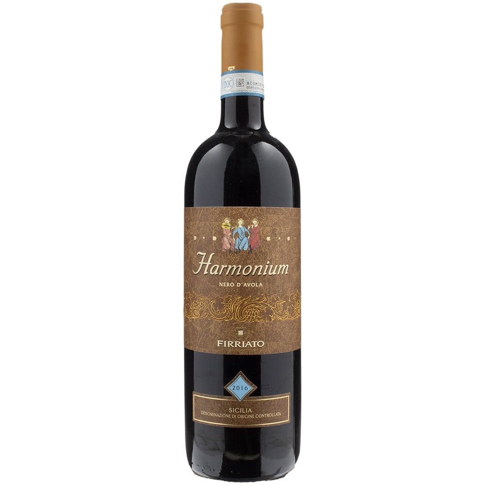 Вино Firriato Harmonium Nero d'Avola 2016, красное, сухое, 1,5 л - фото 1