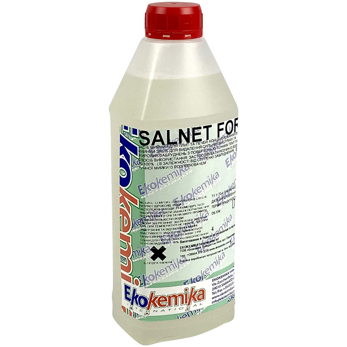 Средство для очистки Ekokemika Salnet For для духовых шкафов, микроволновых печей, грилей и поверхностей плит 1 л - фото 1