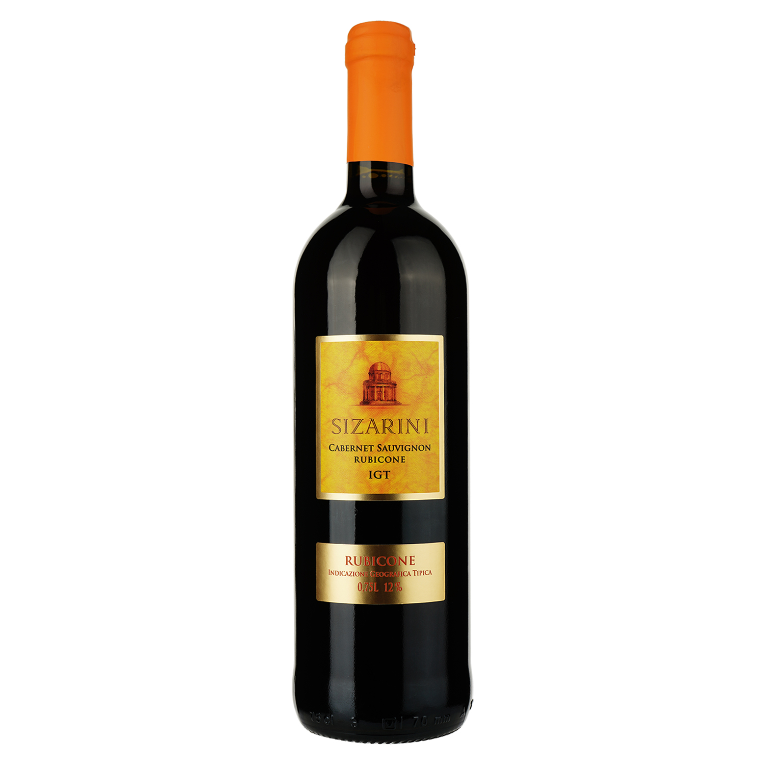 Вино Sizarini Cabernet Sauvignon Rubicone IGT, червоне, сухе, 0,75 л - фото 1