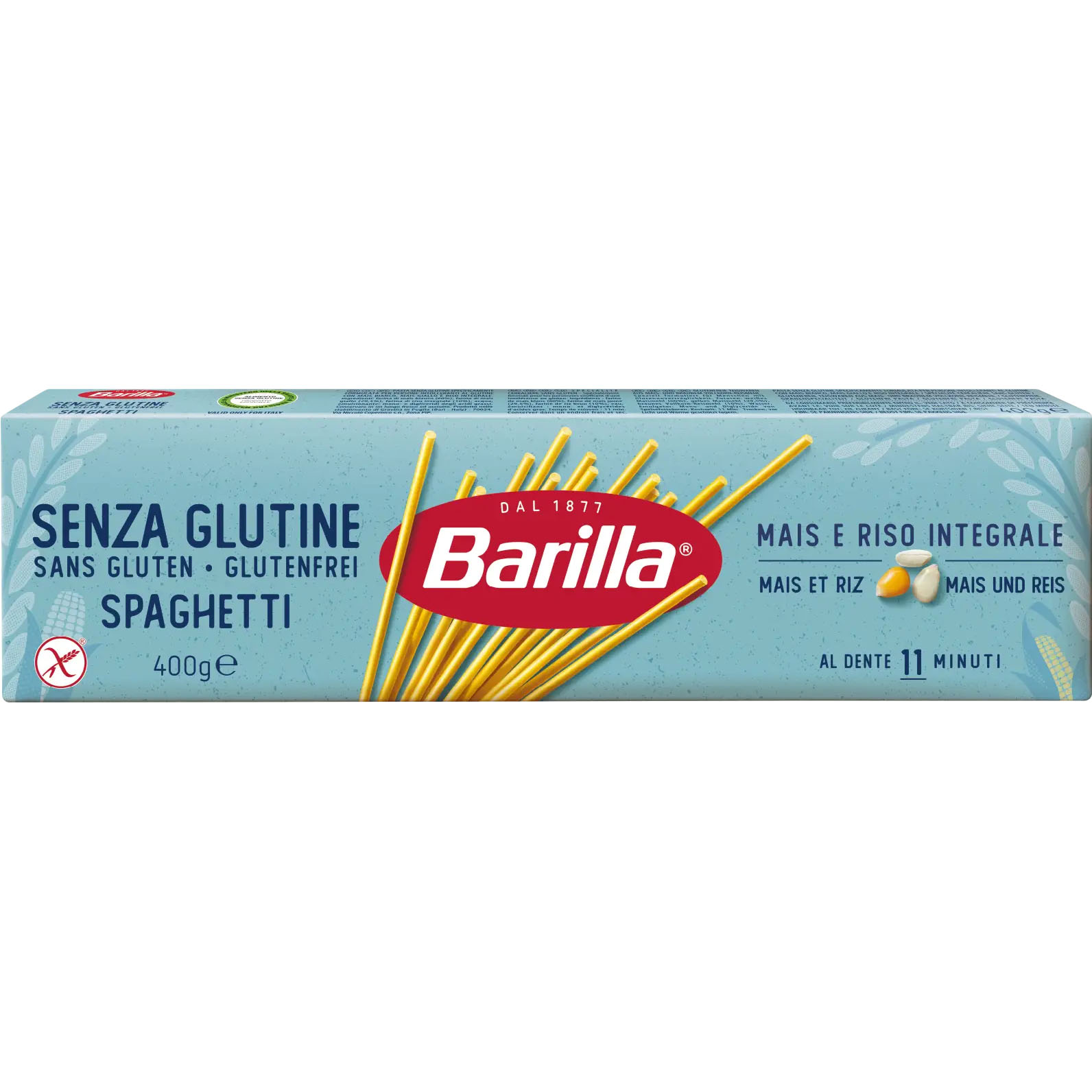 Макаронні вироби Barilla Spaghetti Senza Glutine без глютену 400 г - фото 1