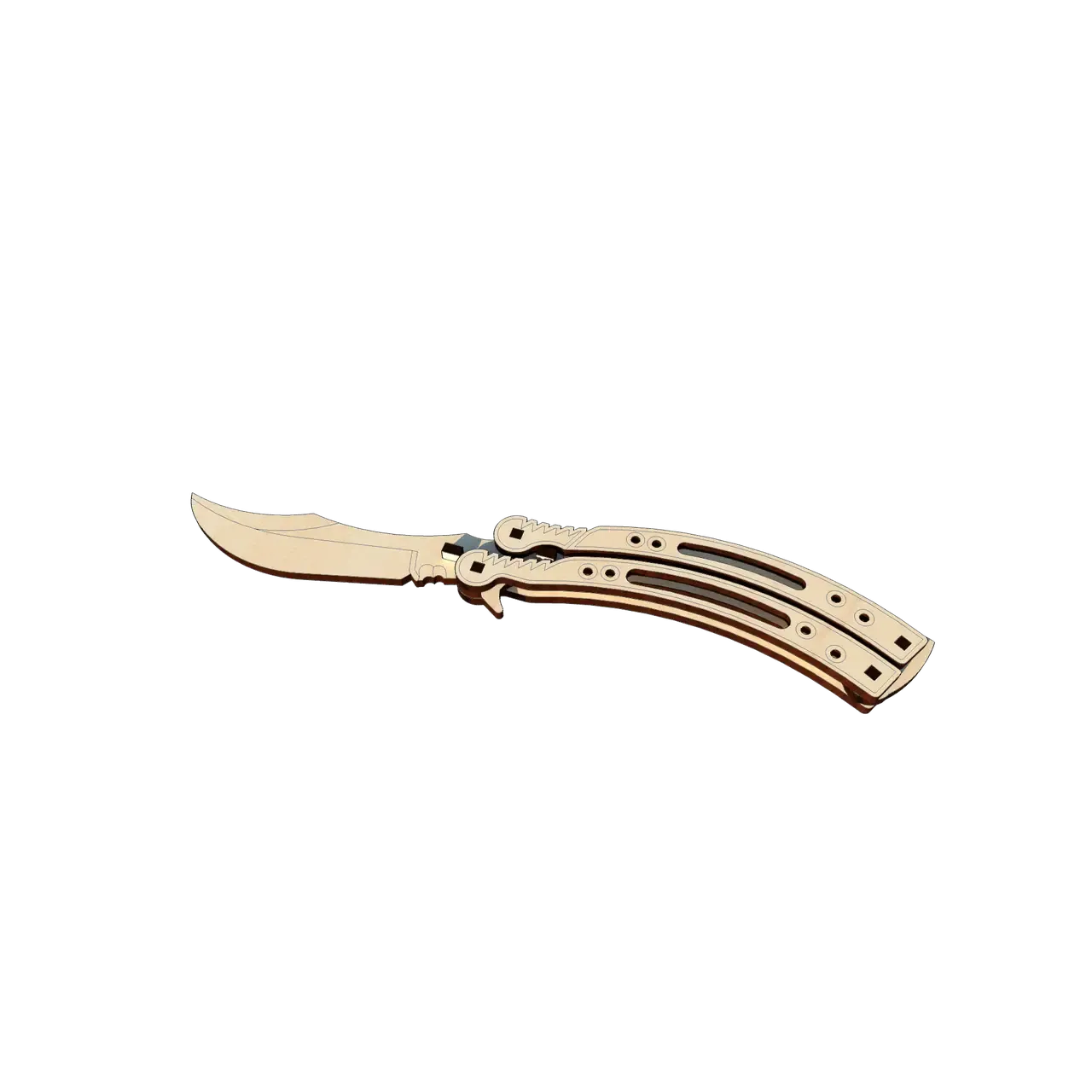 Механический 3D Пазл UGEARS нож Бабочка (1871946641.0) - фото 2