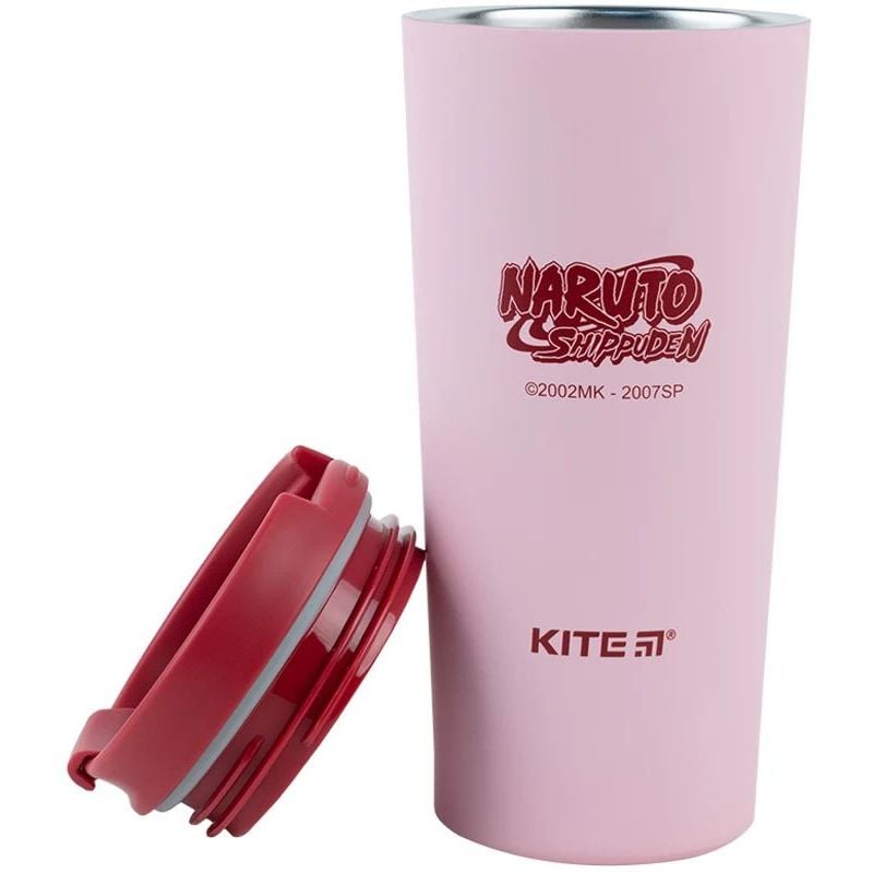 Термокружка Kite Naruto 440 мл розовая (NR23-303) - фото 3