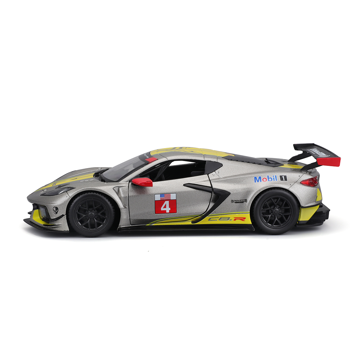 Автомодель Bburago Chevrolet Corvette C8.R 1:24 - фото 7