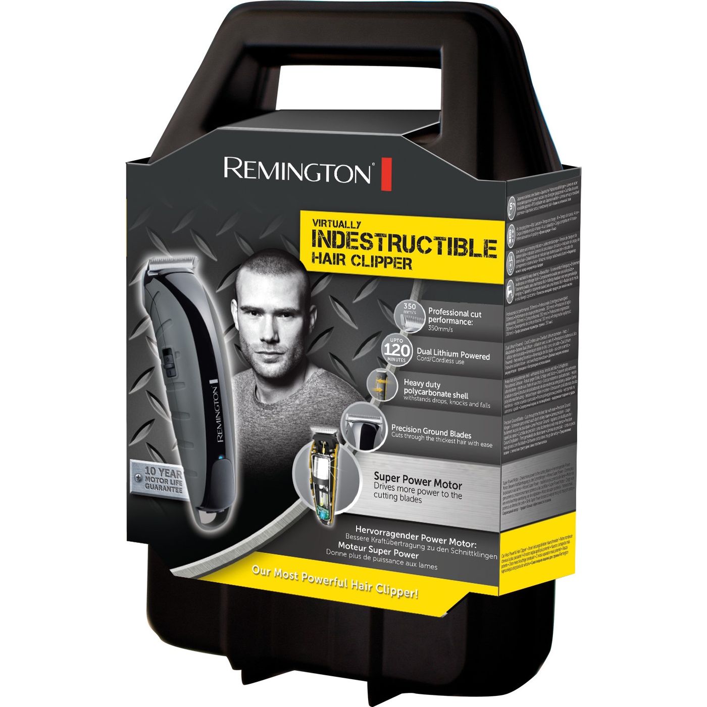 Машинка для стрижки Remington Virtually Indestructible HC5880 срібляста - фото 4