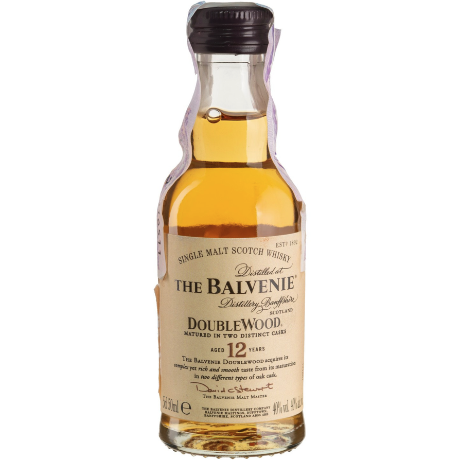 Віскі Balvenie 12 Year Old Doublewood Single Malt Scotch Whisky, 40%, 0,05 л - фото 1