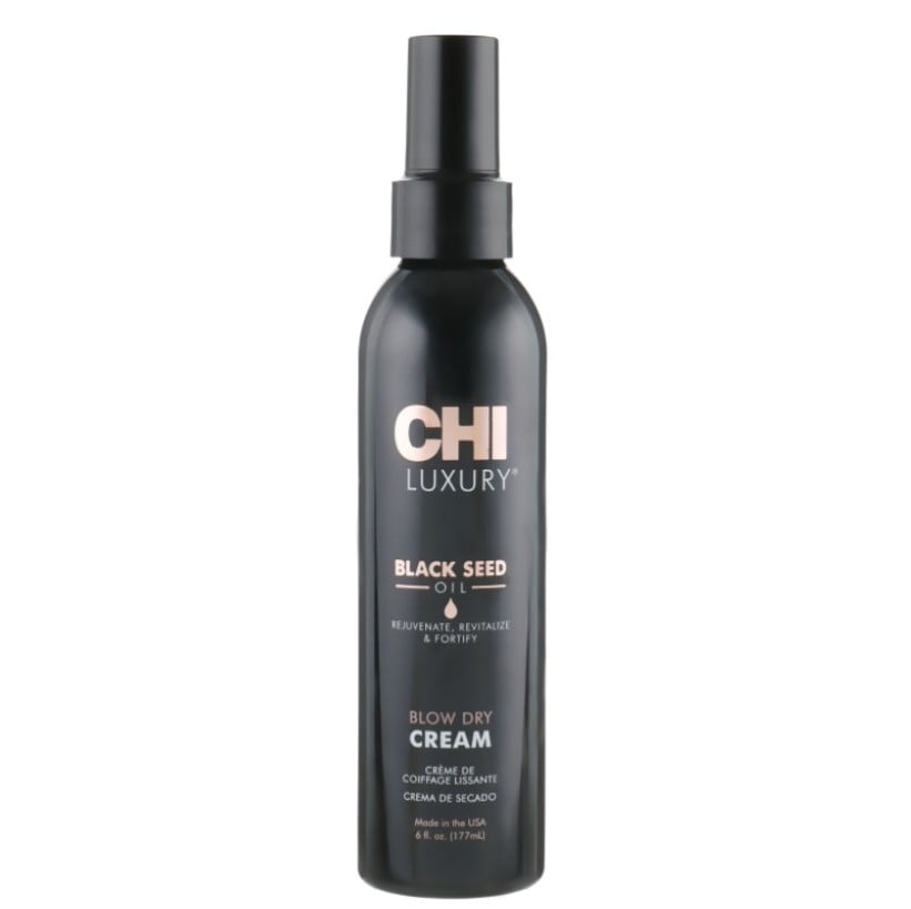 Розгладжуючий крем для волосся з маслом чорного кмину CHI Luxury Black Seed Oil Blow Dry Cream, 177 мл - фото 1