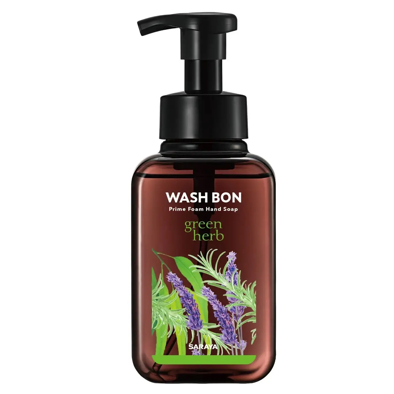 Пена-мыло для рук Wash Bon с ароматом зеленых трав, 500 мл (23890) - фото 1
