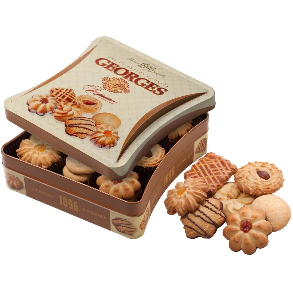 Набір печива Бісквіт-Шоколад Gerges Premium 350 г - фото 1