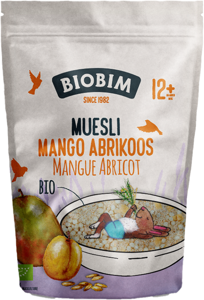Безмолочні мюслі Biobim Манго та абрикос, 150 г - фото 1