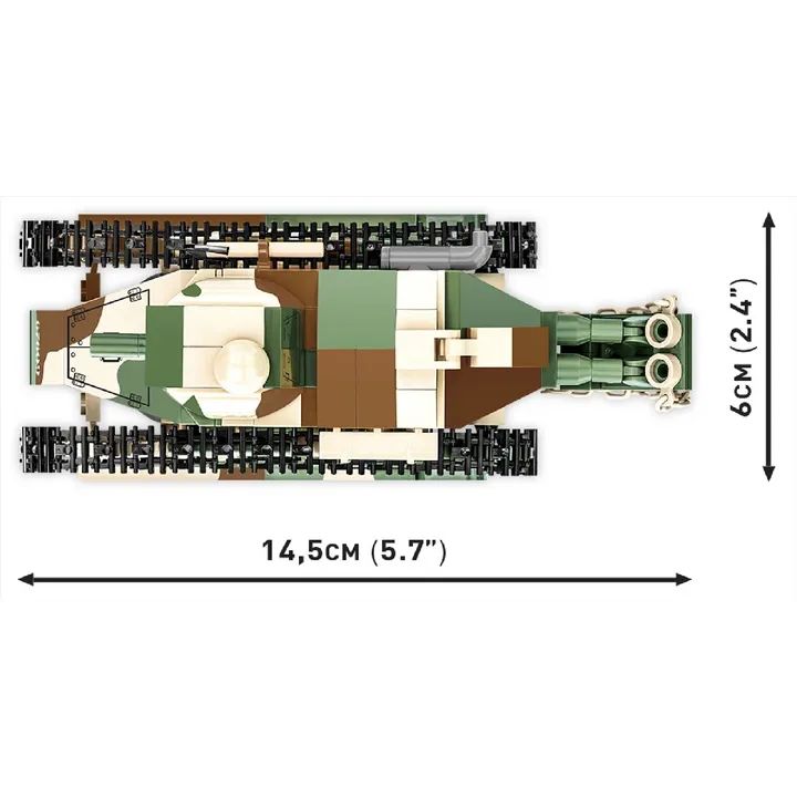 Конструктор Cobi Первая Мировая Война Танк Рено FT-17 Победа, 304 детали (COBI-2992) - фото 7