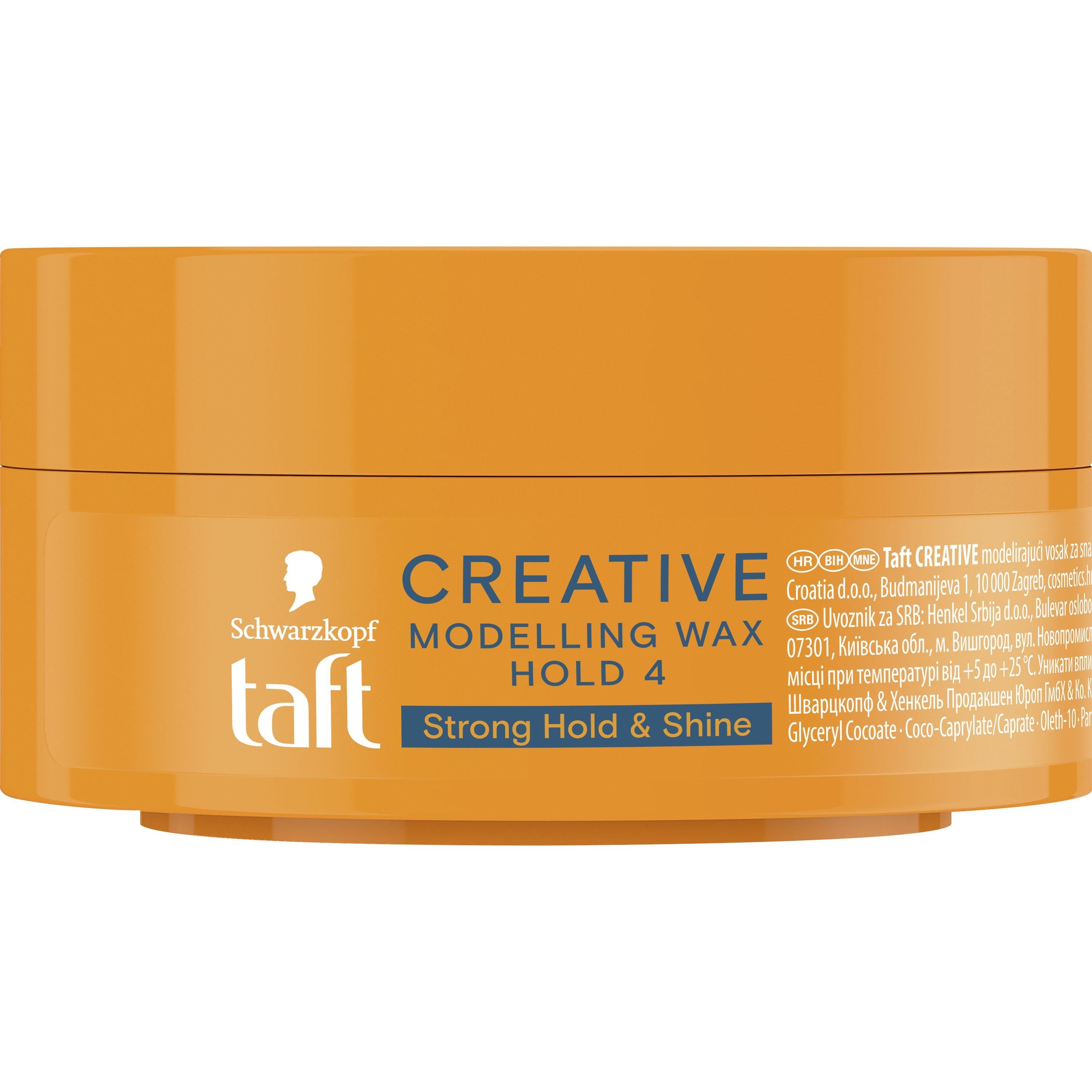 Віск для волосся Taft Creative Strong Hold & Shine 4, 75 мл - фото 1