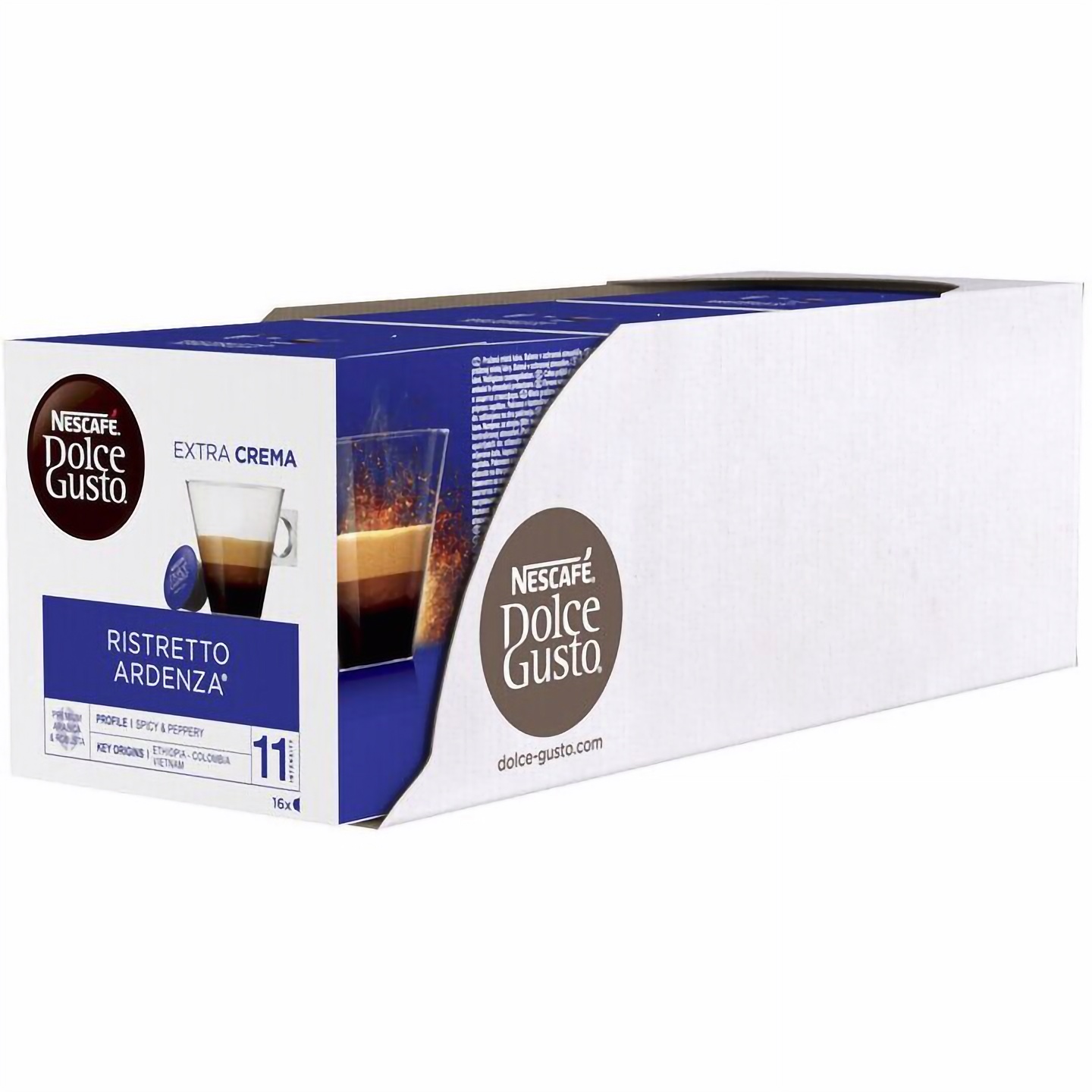 Набор кофе в капсулах Nescafe Dolce Gusto Espresso Ardenza 48 шт. (3 пак. x 16 шт.) (950233) - фото 1