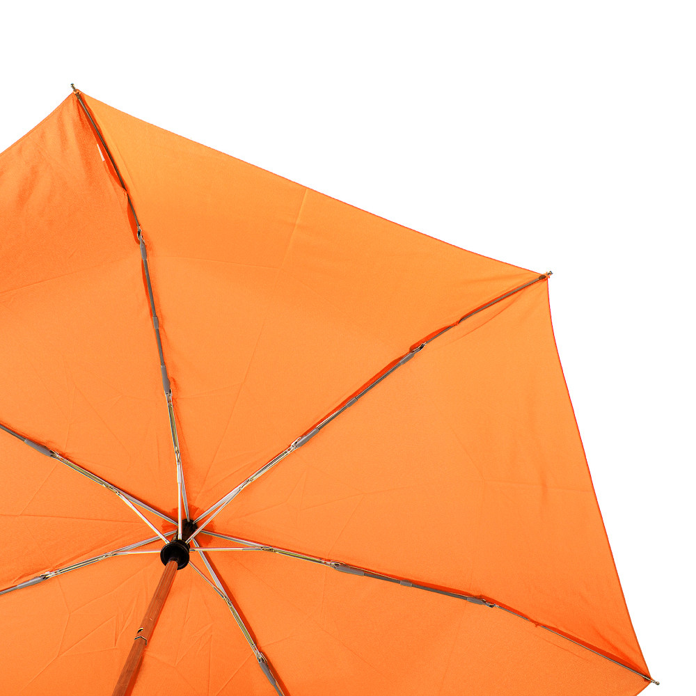 Женский складной зонтик полный автомат Happy Rain 96 см оранжевый - фото 3