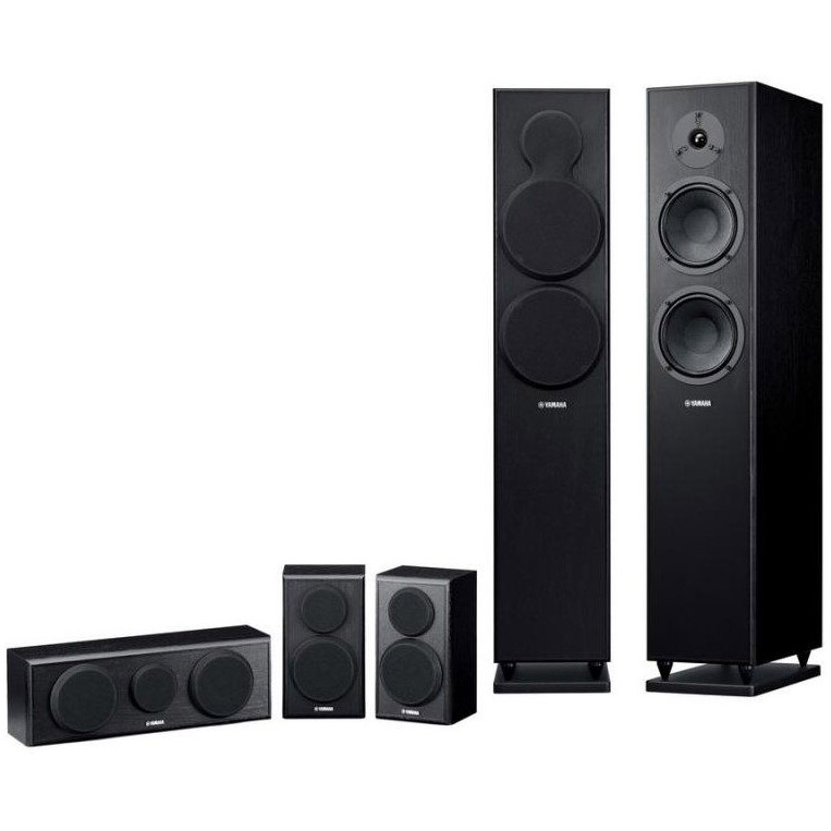 Пассивный комплект акустики для домашнего кинотеатра Yamaha SET NS150 5.0 Black - фото 1