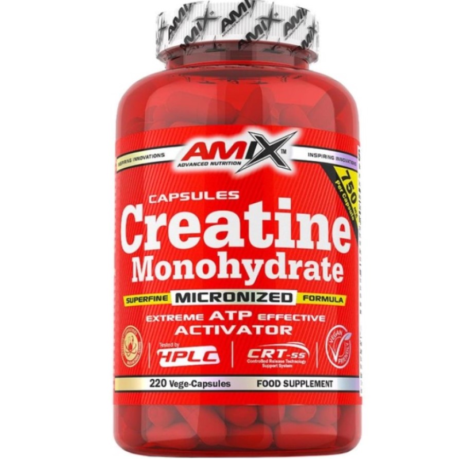 Креатин Amix Creatine Monohydrate 750 мг 220 капсул - фото 1