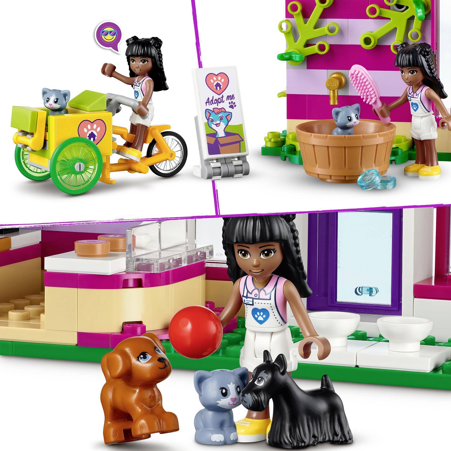 Конструктор LEGO Friends Кафе-приют для животных, 292 деталей (41699) - фото 6