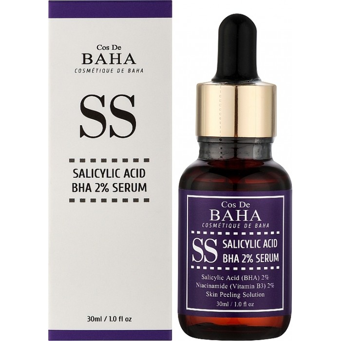 Сироватка для обличчя Cos De BAHA Salicylic Acid 2% Serum 30 мл - фото 1