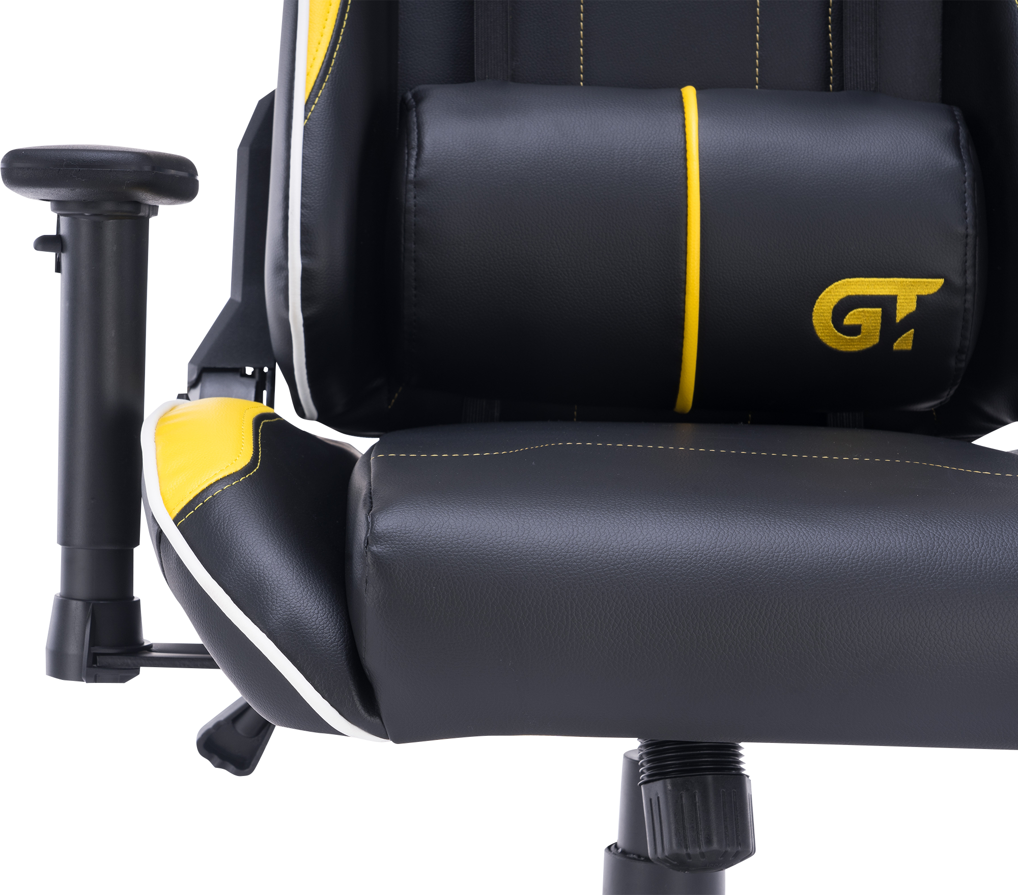 Геймерське крісло GT Racer чорне з жовтим (X-2528 Black/Yellow) - фото 12