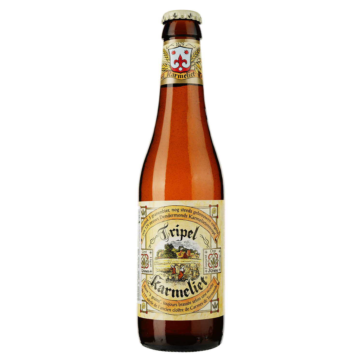 Пиво Tripel Karmeliet, светлое, 8,4%, 0,33 л (795173) - фото 1
