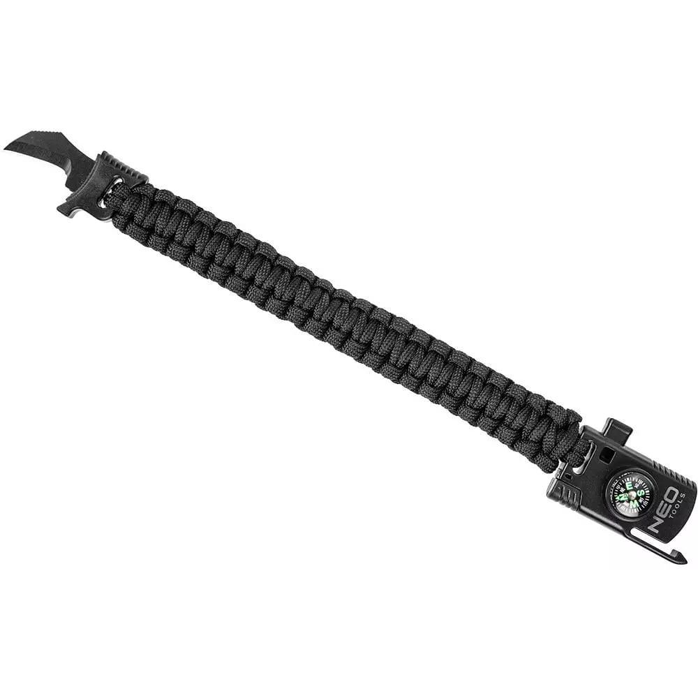 Подарочный набор Neo Tools фонарь, туристический браслет, складной нож (63-033) - фото 15