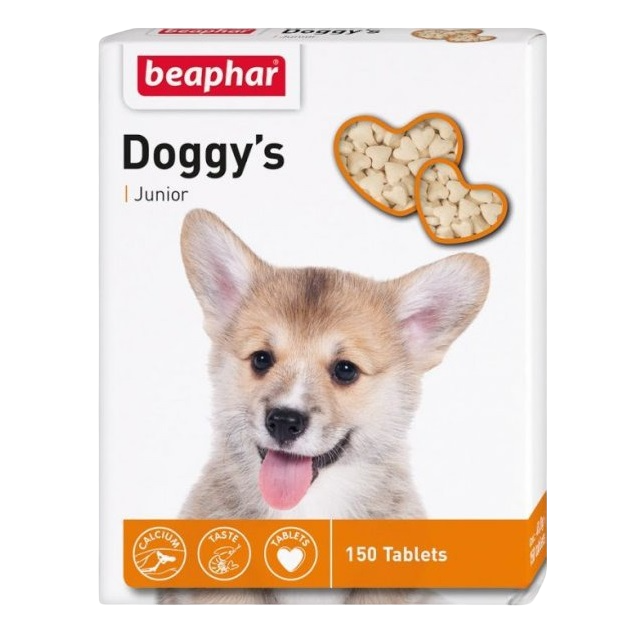 Вітамінізовані ласощі Beaphar Doggys Junior для цуценят, 150 шт. (12575) - фото 1