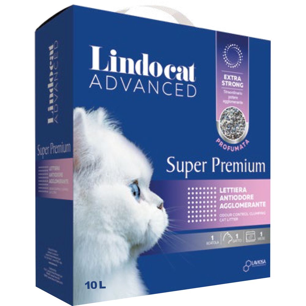 Наповнювач бентонітовий для котячого туалету Lindocat Super Premium Scented з квітковим ароматом 10 л - фото 1