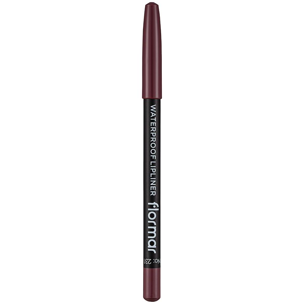 Водостойкий карандаш для губ Flormar Waterproof Lipliner, тон 231 (Berry Stain), 1,14 г (8000019546557) - фото 1