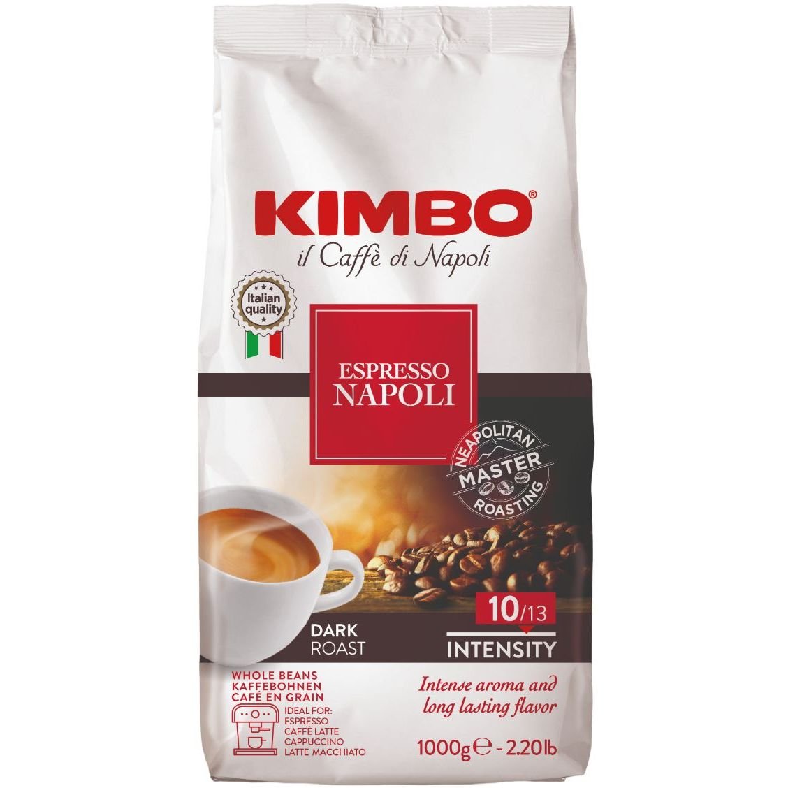 Кава в зернах Kimbo Espresso Napoletano, 1 кг (732160) - фото 1