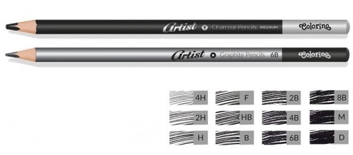 Набор чернографитных карандашей Сolorino Рremium Artist, 12 шт. (80118PTR) - фото 2