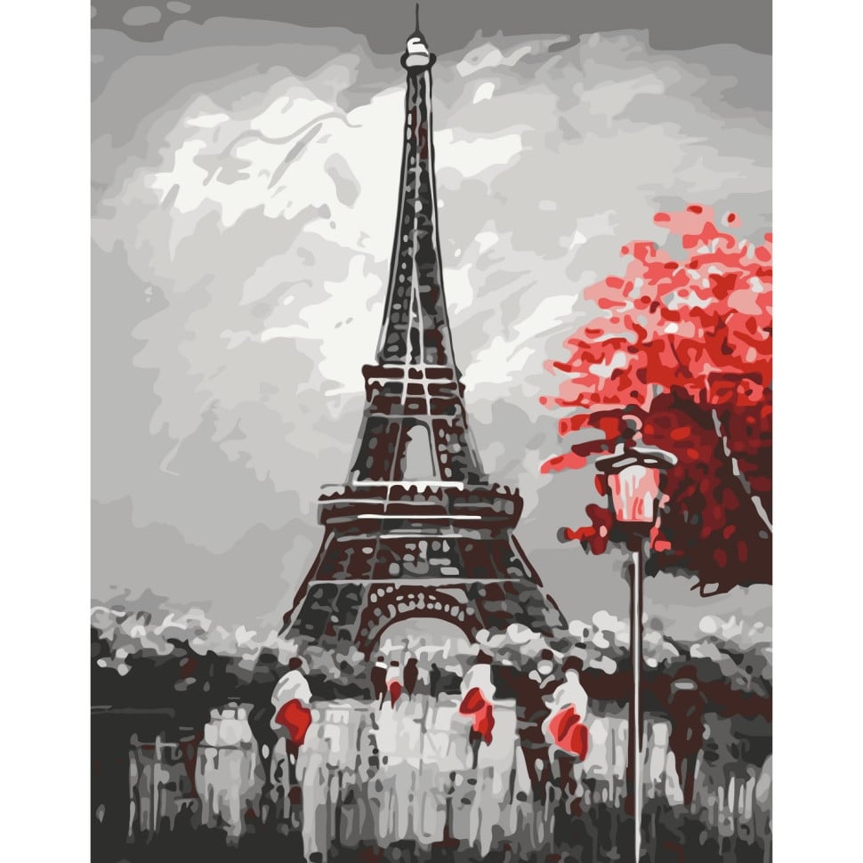 Картина за номерами ArtCraft Похмурий Париж 40x50 см (11683-AC) - фото 1
