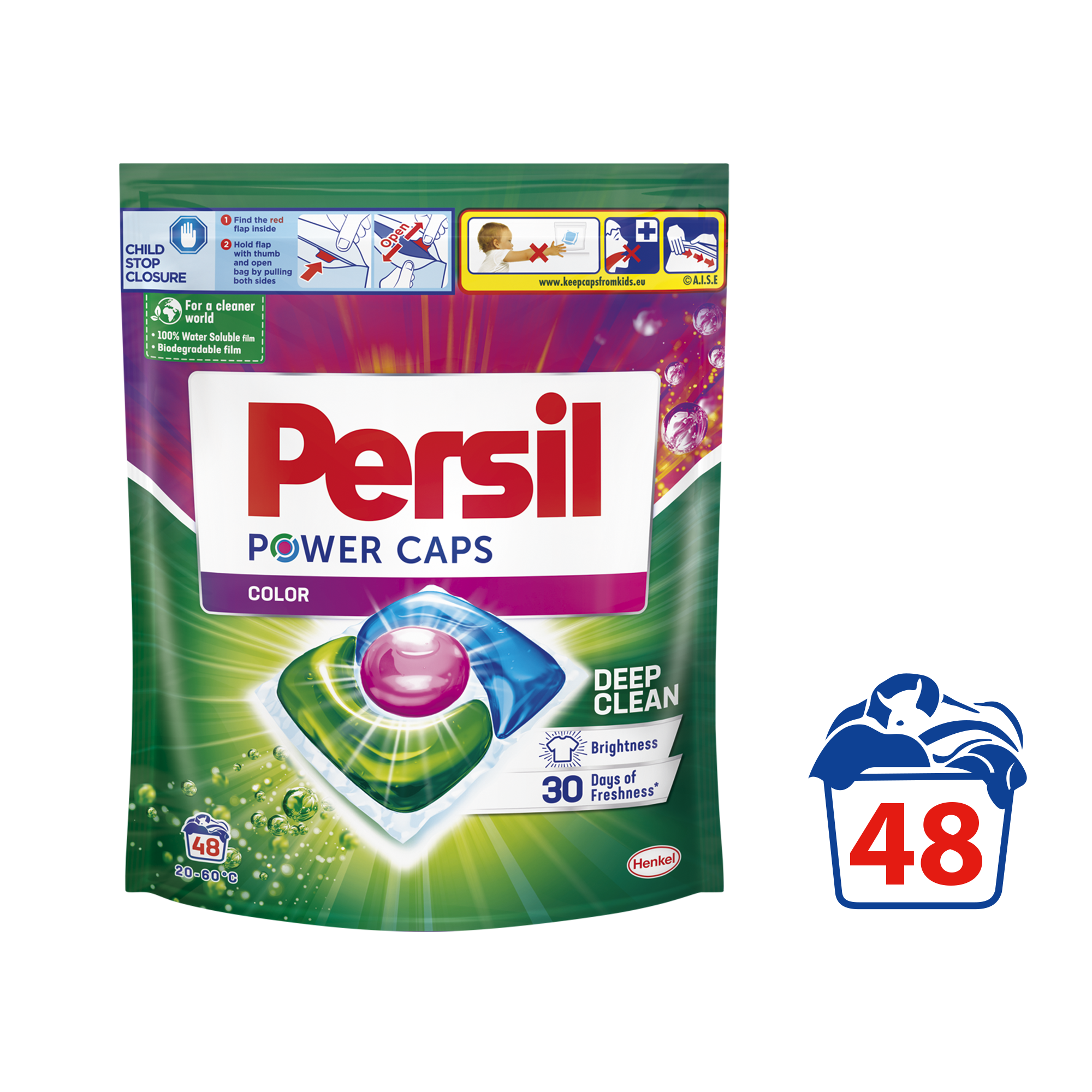 Капсули для прання Persil Power Caps Color, 48 шт. - фото 2