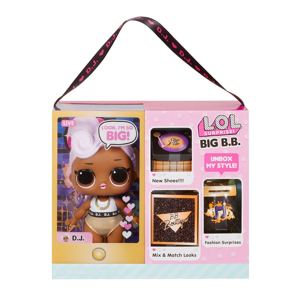 Игровой набор с мега-куклой L.O.L. Surprise Big B.B.Doll Диджей, с аксессуарами (573067) - фото 11