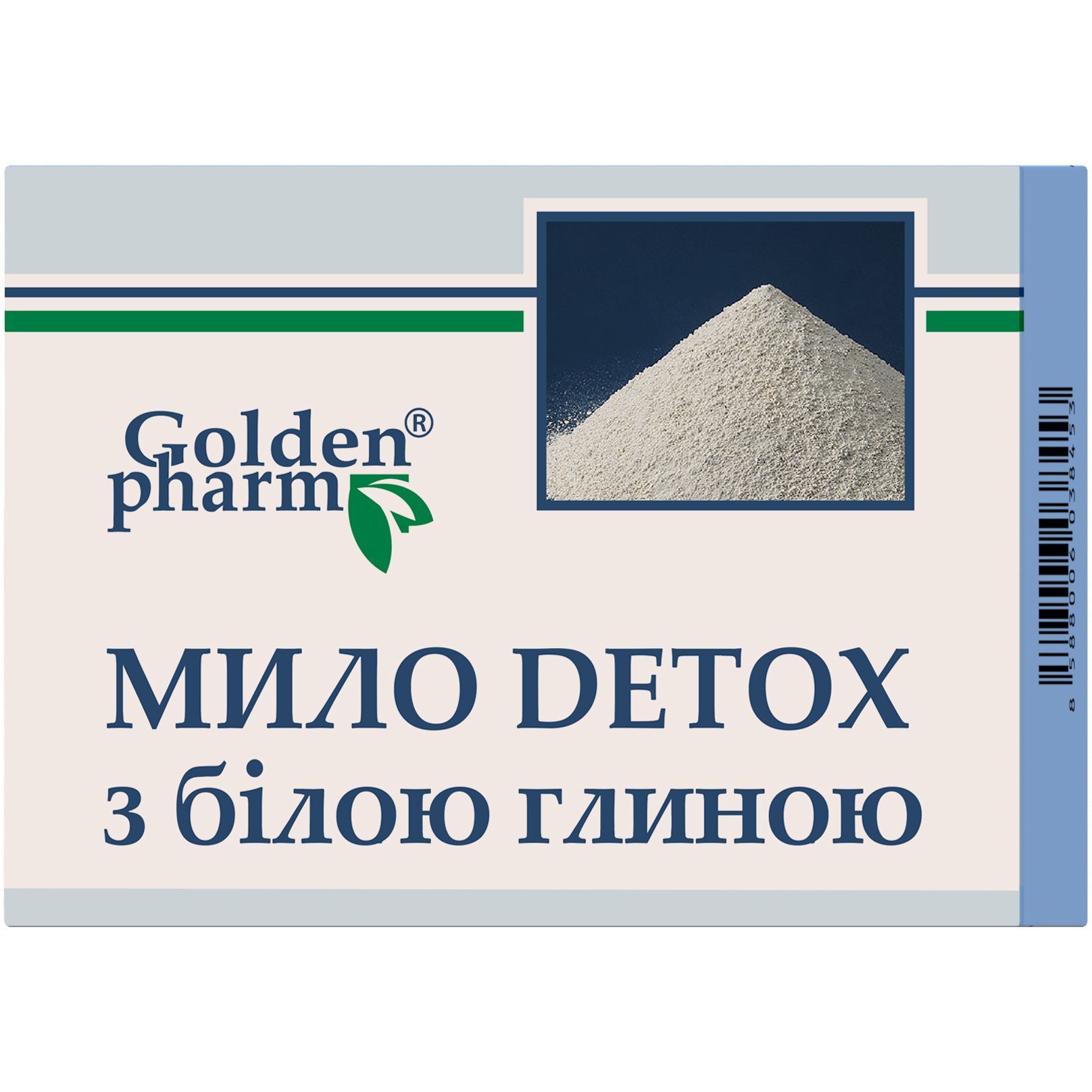Мило Golden Pharm Detox з білою глиною, 70 г - фото 1