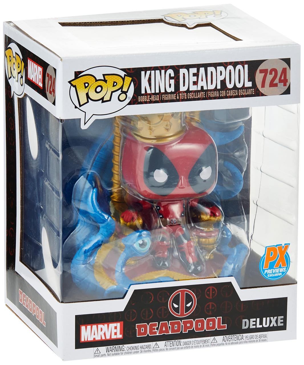 Фигурка Funko Pop Дэдпул King Deadpool Exclusive 15 см KD E 724 - фото 3