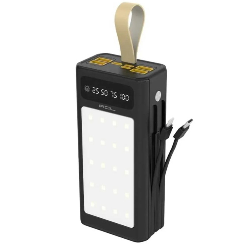 Повербанк Powerbank ACL PW85 30000mAh Lighter Type-C + Lighting Black - фото 1