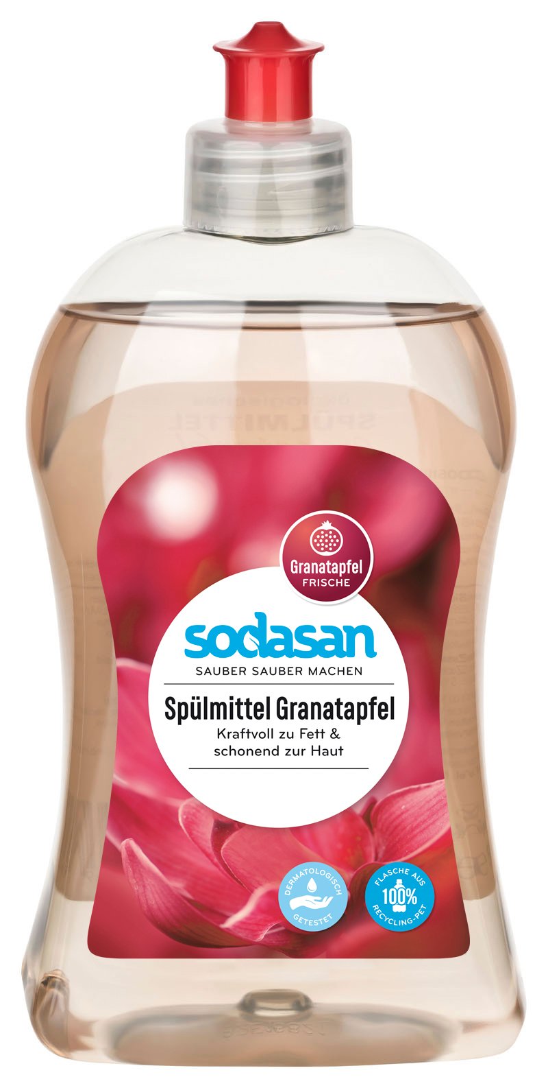 Органическое средство-концентрат для мытья посуды Sodasan Гранат, 500 мл - фото 1