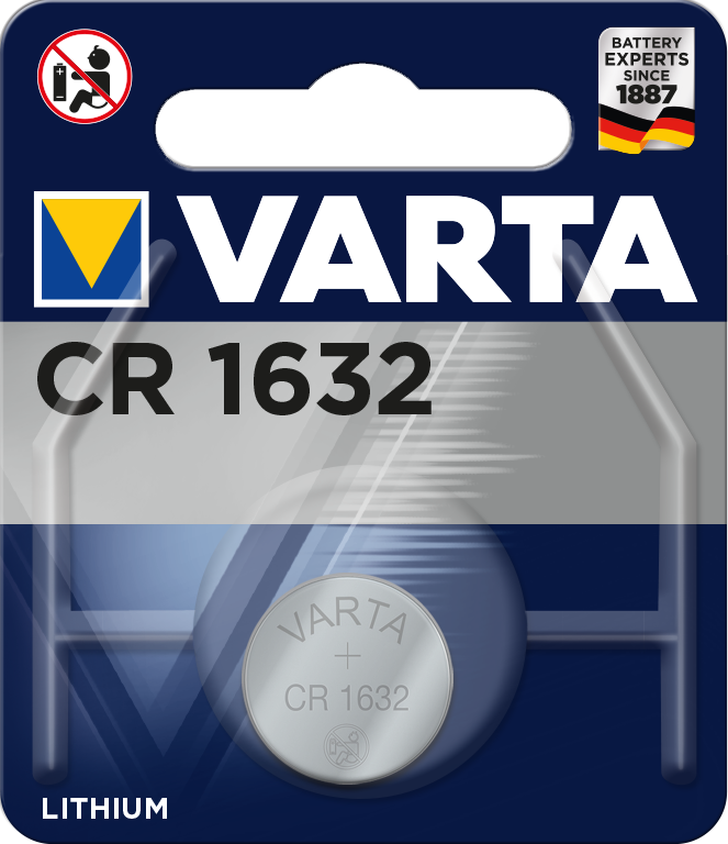 Батарейка Varta CR 1632 Bli 1 Lithium, 1 шт. (6632101401) - фото 1