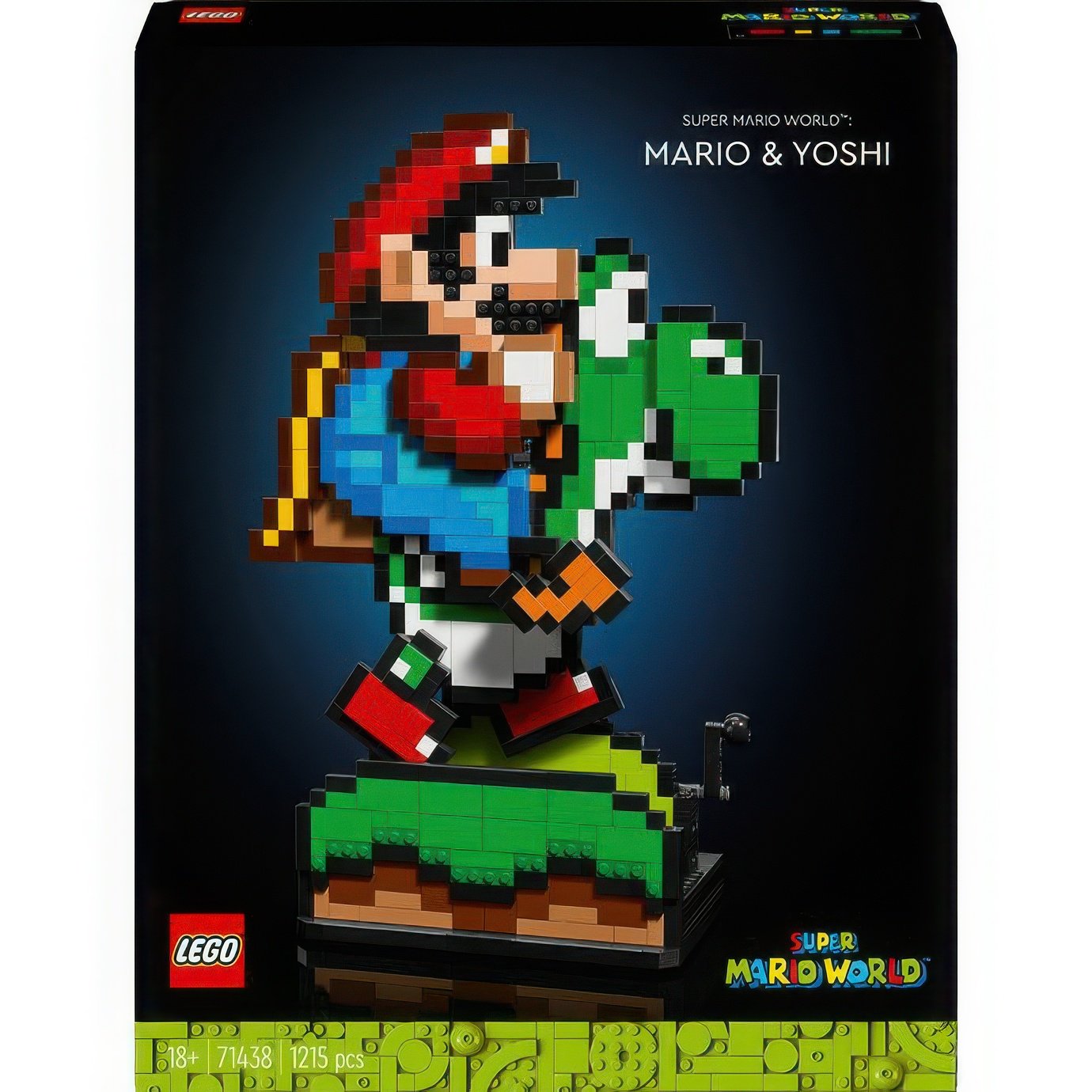 Конструктор LEGO Super Mario Super Mario World: Марио и Йоши 1215 деталей (71438) - фото 1