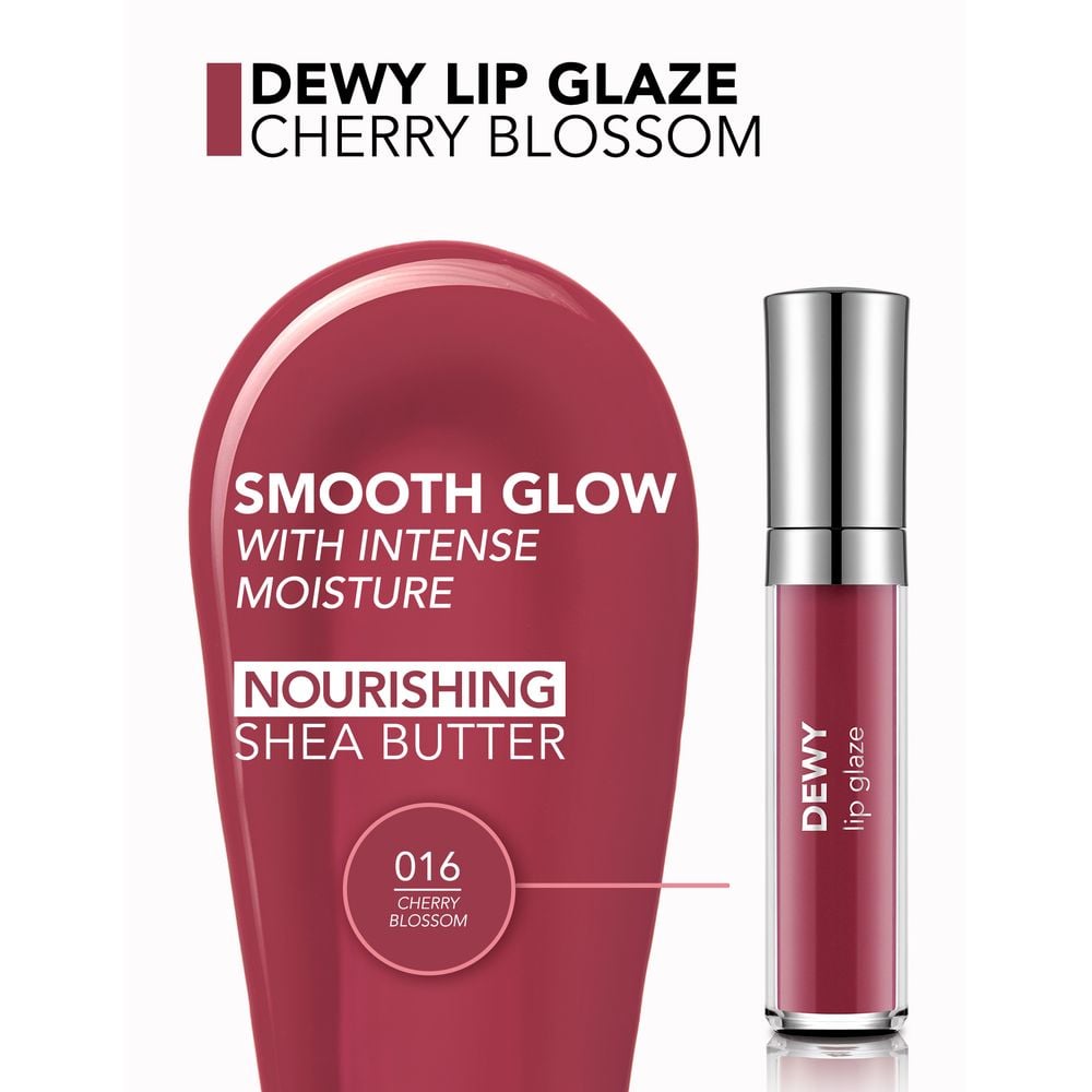 Блиск для губ Flormar Dewy Lip Glaze відтінок 16 (Cherry Blossom) 4.5 мл (8000019545570) - фото 3