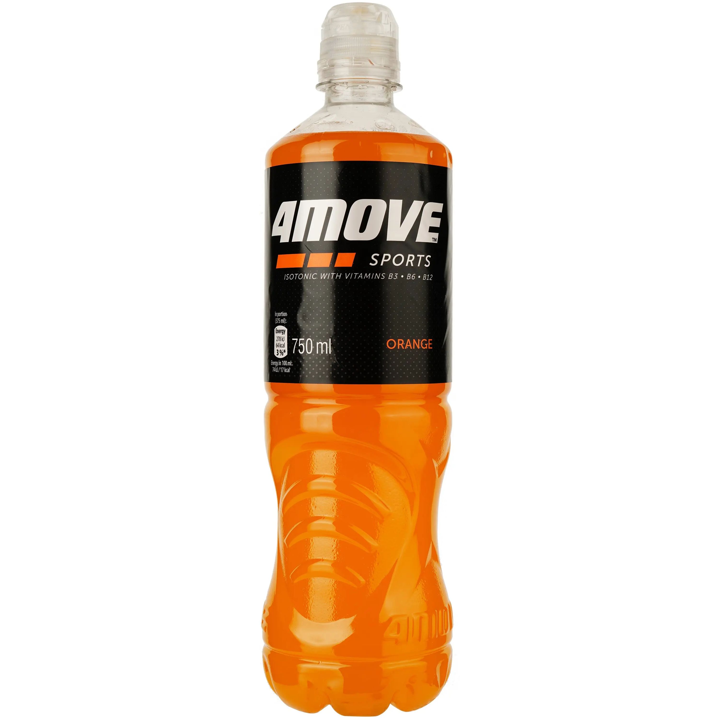 Напій 4move Sports Isotonic Drink Orange 0.75 л (866642) - фото 1