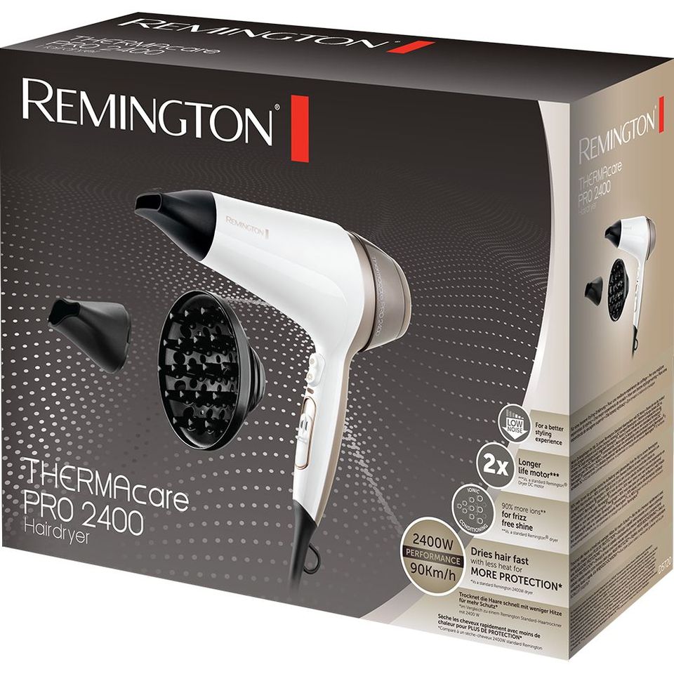 Фен Remington Thermacare Pro D5720 біло-коричневий - фото 5