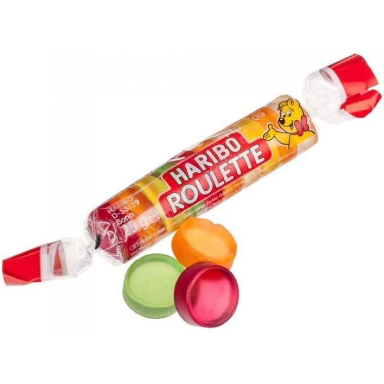 Желейні цукерки Haribo Roulette фруктове асорті, 25 г - фото 1